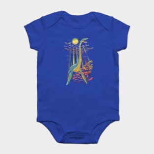 Loch Ness Plesiosaur Baby Bodysuit